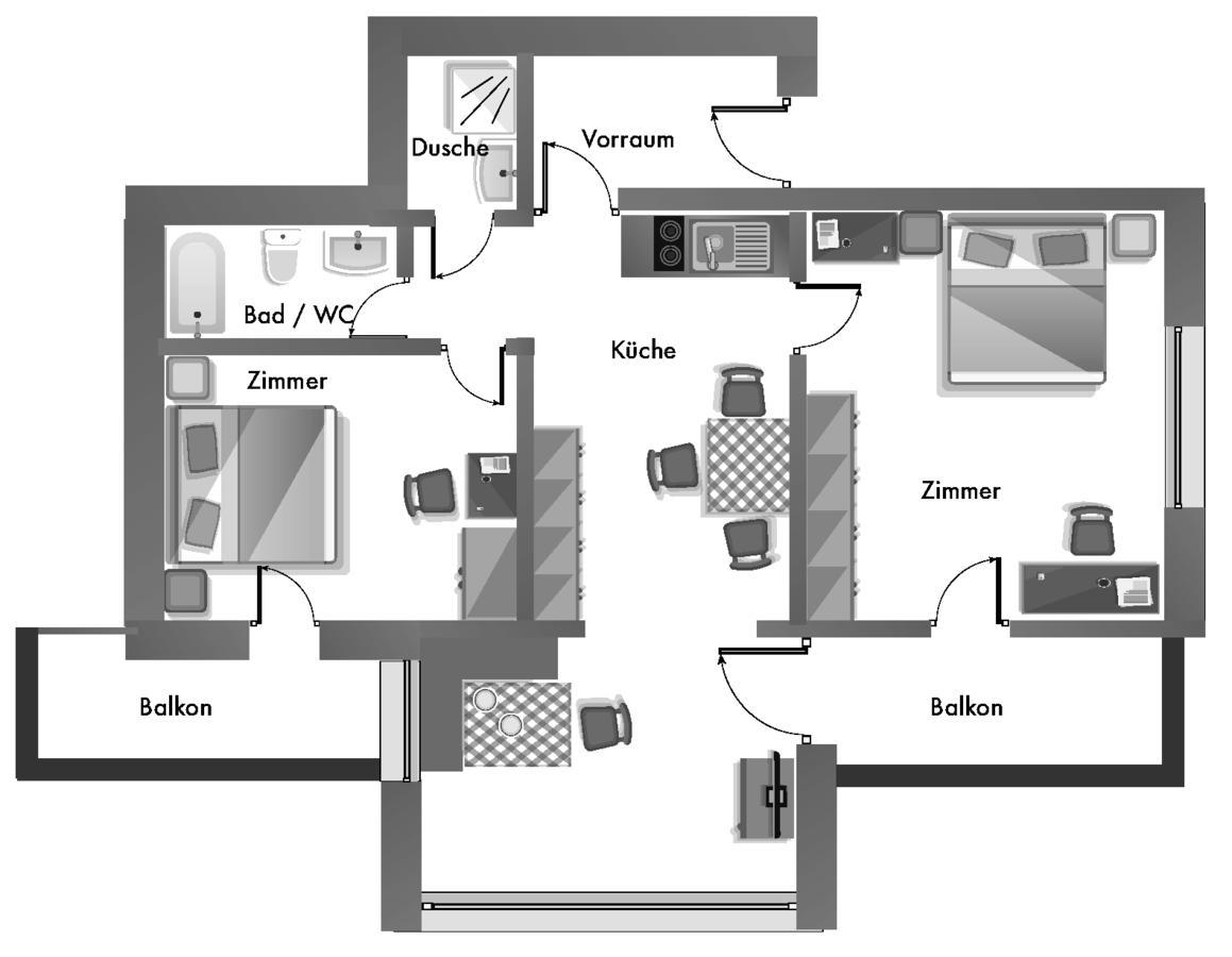 Appartement Kristall Tauplitz Eksteriør bilde